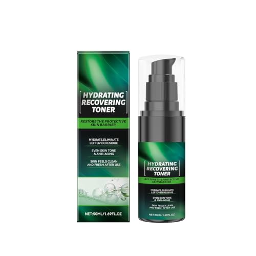 Tóner hidratante y reparador, spray de control de aceite hidratante, aclarador, piel sensible, loción hidratante universal, 50 ml, Tkc460 (blanco, 3,3 x 12 cm)