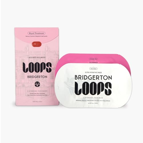 LOOPS Bridgerton™ NETFLIX Royal Treatment Set - Korean Face Masks, 2pc