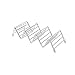 Lwieui Taco-Halter Stand Taco-Inhaber mexikanische Lebensmittel-Rack-Muscheln Hot Hot Dog Halter Stand Taco Rack-Display Platten (Farbe : Silver, Size : 19x6.5x4.5cm)