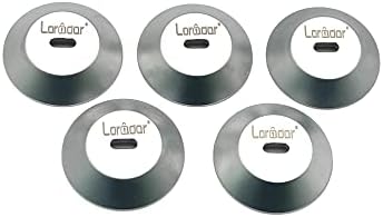 LORADAR Anchor Plate Adhesive Security Plate with Slot for Cables to Lock Down Laptops, Tablets, Monitors,iPhone Smart Phone, MacBook Pad Ipad, Tablet, Other Electronic Products (Silver 5Pack)