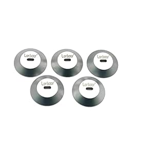 LORADAR Anchor Plate Adhesive Security Plate with Slot for Cables to Lock Down Laptops, Tablets, Monitors,iPhone Smart Phone, MacBook Pad Ipad, Tablet, Other Electronic Products (Silver 5Pack)