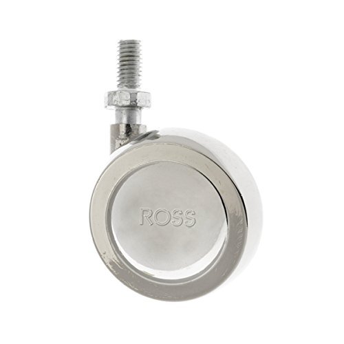 Ross CastorsShepherd 50mm Furniture Modern Metal Ball Castors - Nickel X M8