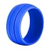 Imagen de ZPGVWXKO 3 Piezas Anillo de Silicona Banda para Alianza Nupcial Joyería de Moda Material Flexible Apto para Deportes Regalos Aniversario Trabajo Manual