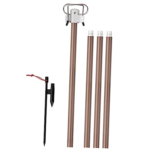 ifundom 1 Set Folding Lamp Stand for Camping Light Bracket with Detachable Design Portable Outdoor Lamp Holder Strong Load Bearing for Camping and Picnics