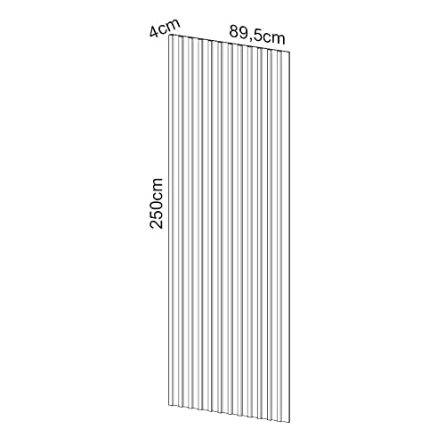 Painel Ripado em MDF 89,5x250 cm Freijó PA74JJ Dalla Costa