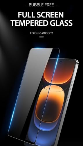 Image of Mr.Shield Top-Notch HD+ Tempered Glass Screen Protector Guard for iQOO 12 / Neo 9 / Neo 9 Pro (6.78 Inch), 9H Hardness, Military Grade Protection, Easy Installation kit