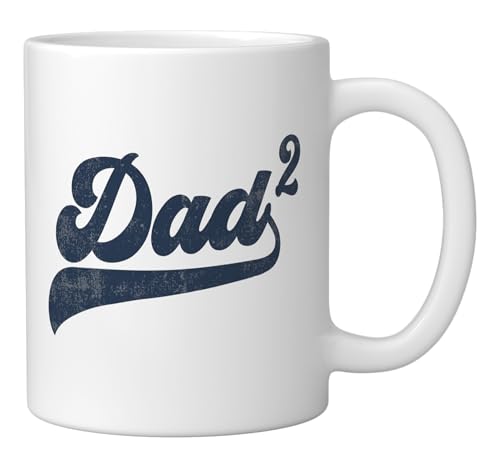 Taza de cerámica blanca de 11 oz para papá miniatura 2