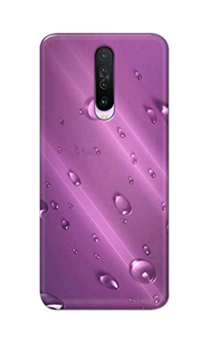 Image of PRINTFIDAA Water Bubbles in Lilac Background Printed Designer Hard Back Case Cover for Xiaomi Poco X2 / Redmi K30 -(TI) MVN1005