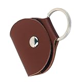 ギターピックホルダーケースバッグ PU レザープレーヤーキーホルダー収納袋軽量収納ポーチピックホルダーギタリスト音楽愛好家のギフト