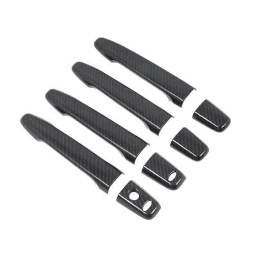 Cubierta de manija de puerta de coche Mitsubishi Lancer Evolution X accesorios negro brillante