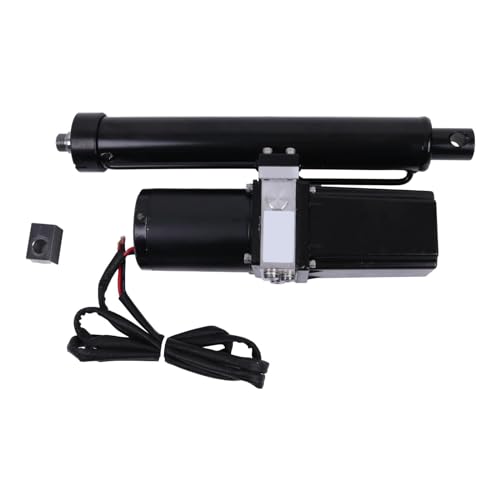 Image of HOLDWELL 12V 10'' 25A Hydraulic Motor Heavy Duty Electric Linear Actuator 2300lbs Compatible with Dump Trailers, Lift Tables, Solar Tracking System, Wheelchair Lift