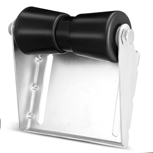 Gisafai Boat Trailer Rollers with Keel Roller Assembly Kit - Roller Shaft and Brackets (8 Inch)