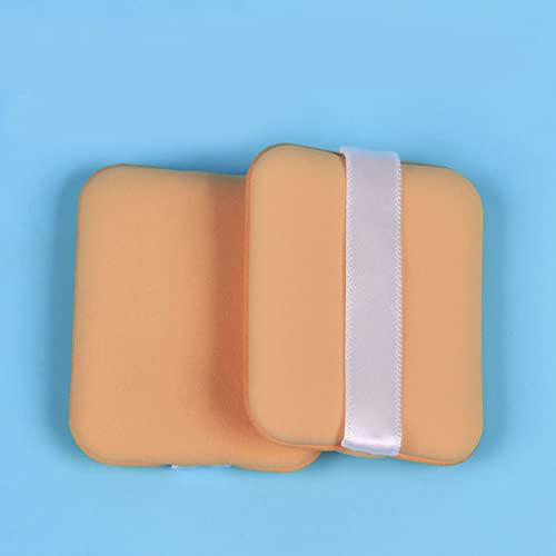 TARSHYRY Herramienta de Esponja de Maquillaje de Hojaldre de Polvo Suave de Doble Cara en Polvo (Color de piel cuadrada)