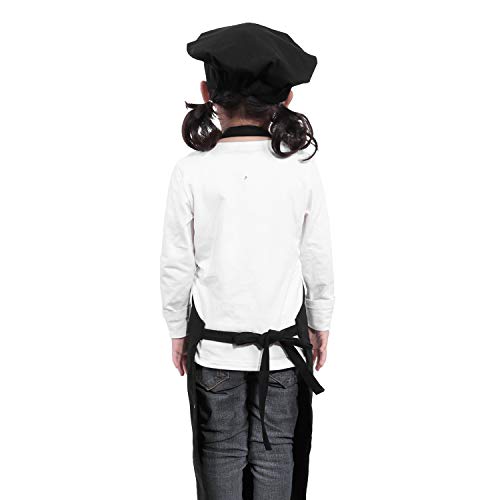 Kids Apron And Chef Hat Set-Adjustable Child Apron For Boys And Girls For Cooking Baking #TOP5