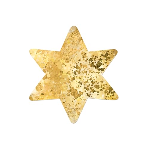 Logbuch-Verlag Rolo de 200 autocolantes de estrelas douradas de 5 cm - autocolantes decorativos dourados estrelas douradas adesivo decoração dourada estrelas