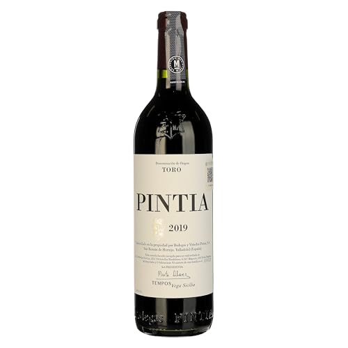 Vino Tinto Pintia 2019 de Bodegas Tempos Vega Sicilia, Denominación de Origen Toro,1 BOTELLA de 75cl,