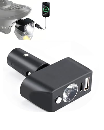 Electric Wheelchair LED Headlight, 3-Pin XLR High-Brightness Adjustable Angle Light with Controller for Night Travel - Compatible with Most Power Wheelchair Models