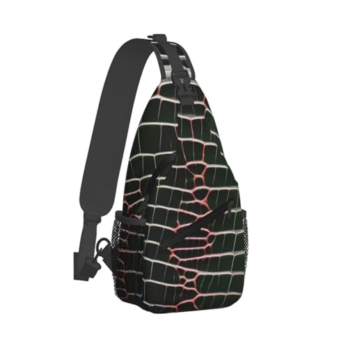 Morrales urbanos sling de poliéster negro para adulto miniatura 2