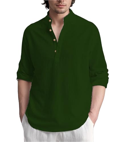 Image of Slim Fit Short Kurta for Men and Boys.(KRT BTN06, Navy Blue)