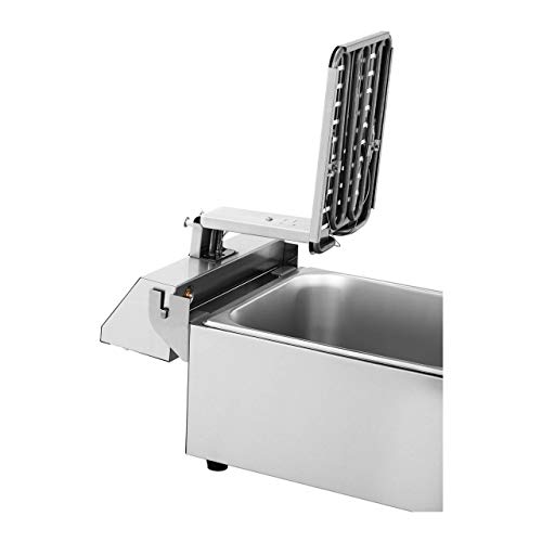 Royal Catering RCEF-10EY-ECO Fritteuse Edelstahl Elektro Fritteuse mit Korb 3200 W 10 Liter Max. Füllmenge ECO-Modell – Bild 3