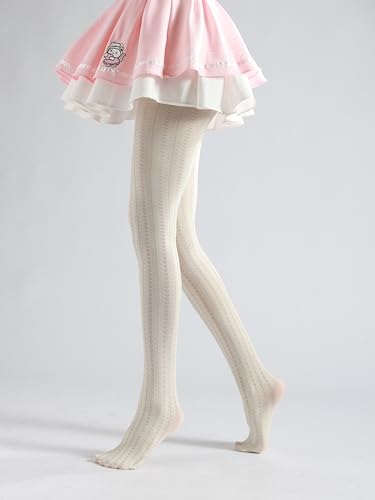 Image of Sahabowi Women Tights, Sheer High Waist Pantyhose, Vintage Control Top Stockings, Siwa7