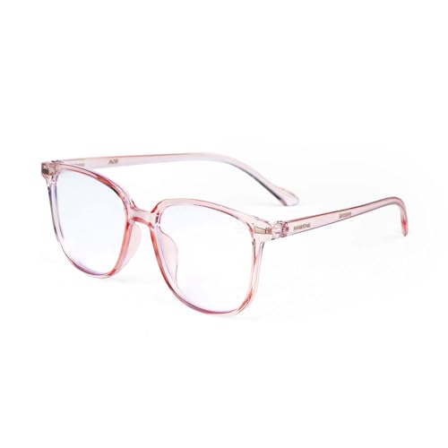 Image of HASHTAG EYEWEAR Blue Light Blocking Glasses | Zero Power Blue Cut & AntiGlare Computer Glasses | Stylish Full Rim Multi Frame for Eye Protection | For Computer, Gaming & Digital Devices | Men & Women