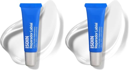 ISDIN Reparador Labial Fluido, Protege y repara los labios, la nariz y la zona perioral, con ácido hialurónico, 10ml (Paquete de 2)