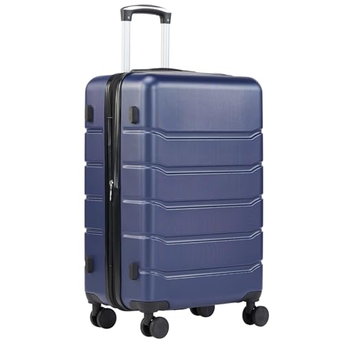 Image of Sweetcrispy 28 Inch Checked Luggage, Suitcase with Spinner Wheels