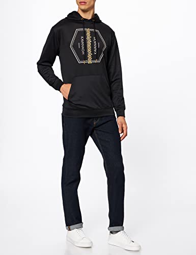 Gianni Kavanagh Black Gold Union Hoodie, Nero, XXL...