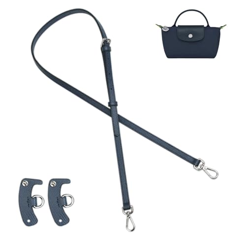 Image of Jiesinlov Leather Bag Shoulder Strap Replacement Crossbody Adjustable Conversion Kit Fit for Mini Pouch