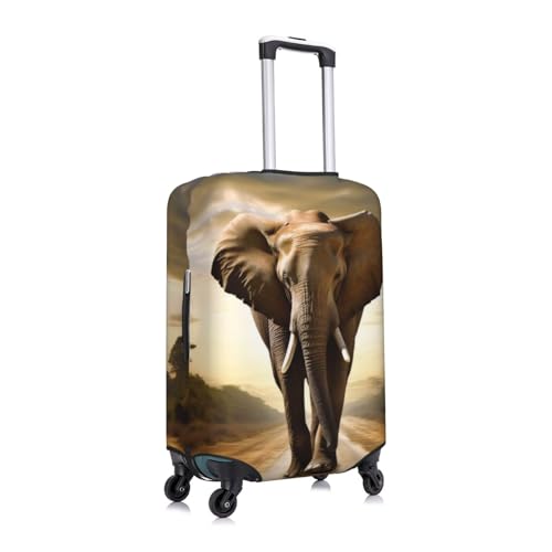 3d Elephant Print Suitcase Cover Travel Luggage Cover Suitcase Protector Covers With Zip Washable For18in-32in Luggage3