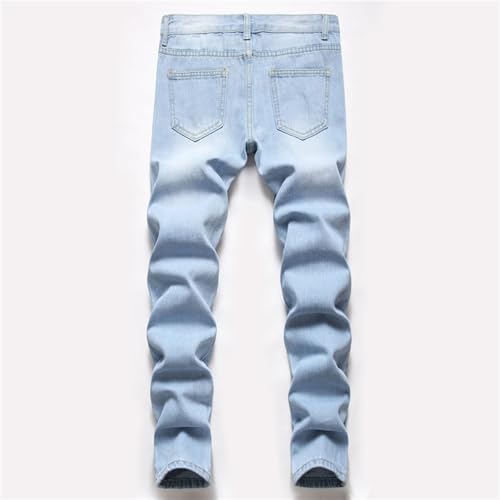 Boys Pants Distressed Ripped Denim Trousers for Kids Fashionable Stretchy Casual Bottoms Perfect for Outdoor2