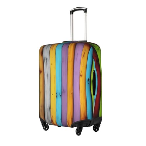 Carpentry Oak Timber Print Luggage Cover For Suitcases, Travel Case Protector, Simple & Convenient Installation2