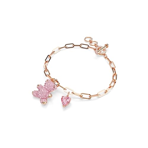 Swarovski Teddy bracelet Bear, Pink, Rose gold-tone finish2