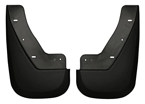 Husky Liners - Rear Mud Guards | 2007-2014 Cadillac Escalade/Chevrolet Tahoe/GMC Yukon Denali w/o Dual Exhaust, Rear Set - Black, 2 Pc. | 57781