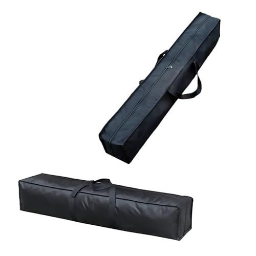 Copechilla Bolsas para Aparejos de Pesca 120X15X15CM con Mango,Bolsas de Pesca Negra Impermeable Espesado,Caña de Pescar y Equipo de Pesca de Bolsa de Almacenamiento