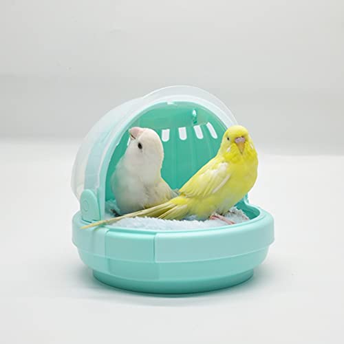Bird-Carrier-with-Handle-Parrot-Carrier-Lightweight-Portable-Pets-Suitcase-Transparent-Breathable-Warm-Nest-Bed-for-Parakeet-Macaw-Cockatiels-Conure-Lovebird-Parrot-Birds-Accessories-Green