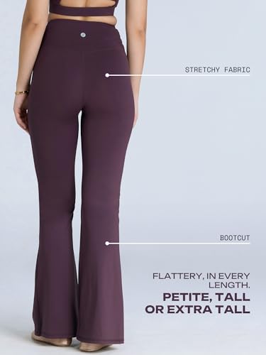 Image of CAVA Tall Hourglass Flared Leggings for Women | V-Waistband, Anti-Camel Toe Design, Tall Fit, Flared Bottoms, Deep Pockets, Sculpting Stretch Fabric