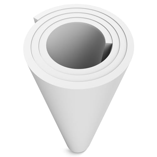 Image of MEARCOOH EVA Foam Cosplay White 15mm Thick (1mm to 20mm) Large 35.5 inch x 59 inch Sheet Premium High Density 86 kg /m3 for Cosplay, Crafts Projects