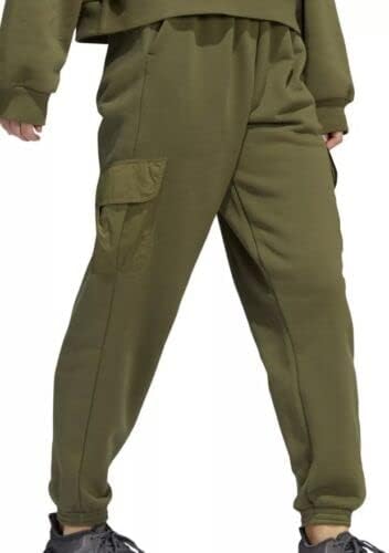 Adidas Q1 Cargo Utility Pantalón deportivo para mujer, color verde oliva, talla XS, Focus Olive