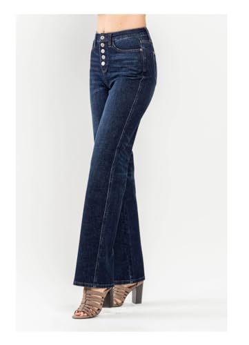 Judy Blue Women's High Waist Button-Fly Straight Jeans, 885982