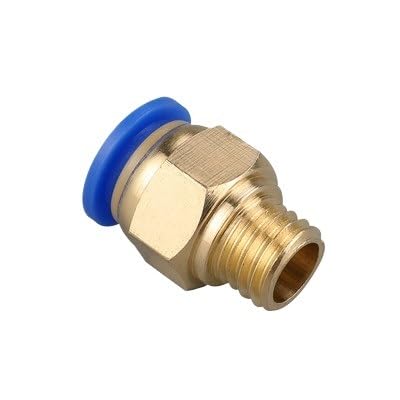 Raccord rapide pneumatique PC12-M12 mâle à connexion instantanée