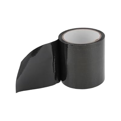 RATCHROLL 1 Roll Universal Underbelly Tape Waterproof 19.69ftx3.94" Flex Belly Tape with Permanent Sealing Adhesive for RV Mobile Home, Tear Repair Patch Black