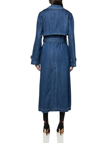 PAIGE Women's Raina Denim Trench Coat2
