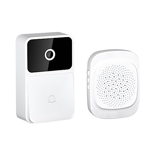 Sonnette sans fil avec caméra KLUFO interphone vidéo intelligent de maison avec vision nocturne
