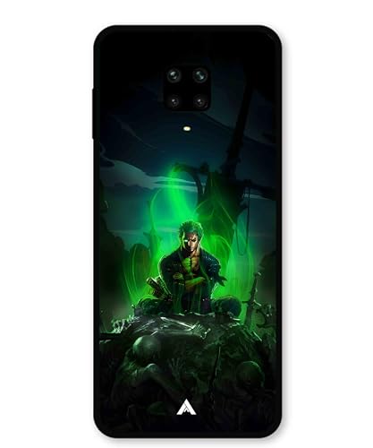 Image of Premium Anime 1 Case for Xiaomi Redmi Note 9 Pro (Glossy Finish) Soft-Touch Metal TPU Back Cover, Shockproof, Designer, Aesthetic Mobile Phone Case