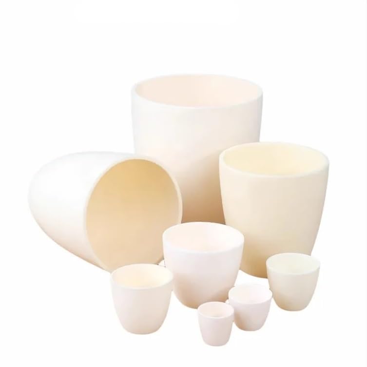 99% Alumina Corundum Crucible 10ml to 500ml - Ceramic Crucible for Laboratory Use(100ml)