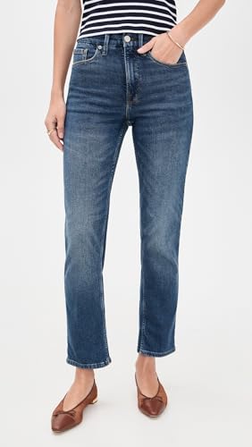 Good American Women's Good Icon Straight Ankle Jeans2