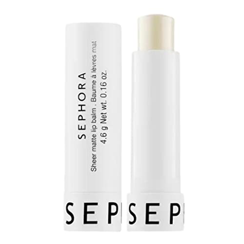 Sephora Collection Sheer Matte Lip Balm - 00 Clear (Transparent) - 0.16 Oz / 4.6 G #TOP19