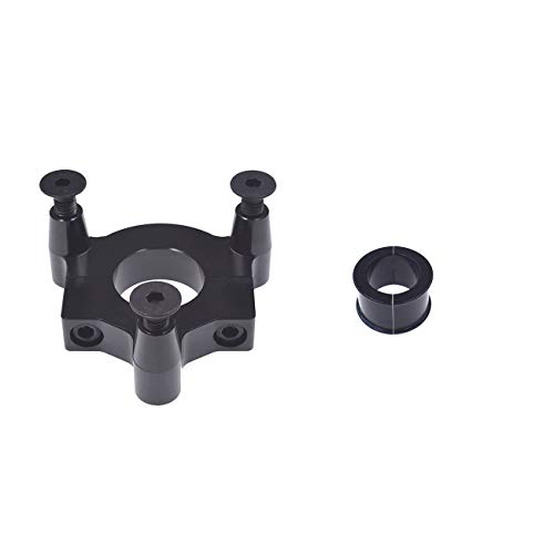 NAVARME Black 1" 25mm / 1.5" 38mm CNC Adapter Fits 49cc 50cc 66cc 80cc Motorized Bicycle